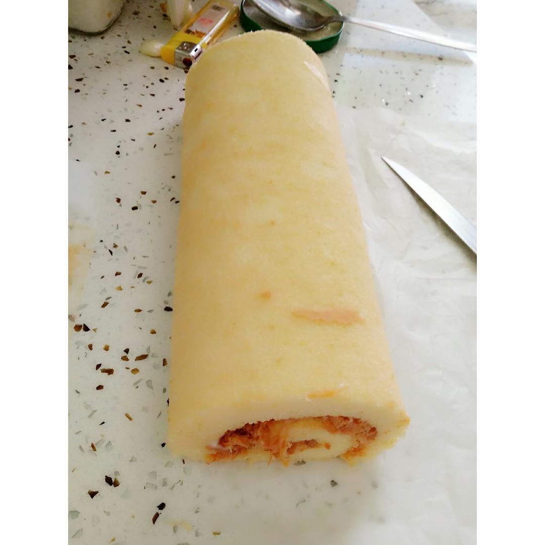 香葱肉松蛋糕卷