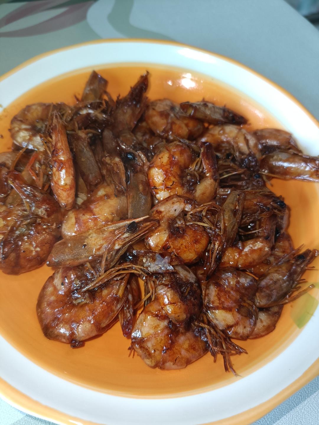 家庭版油焖大虾