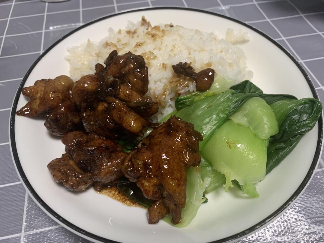 照烧鸡腿饭