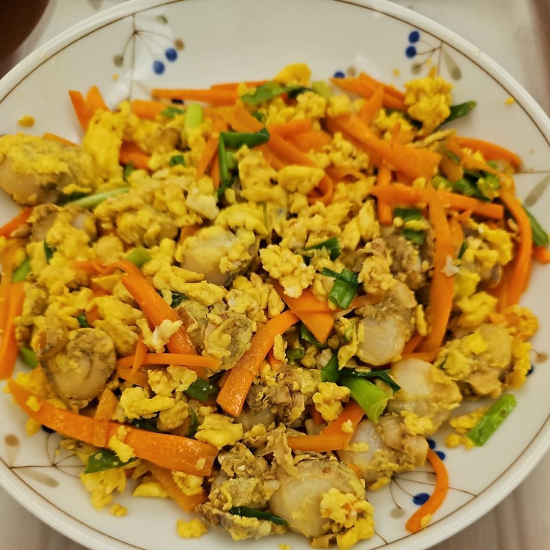 扇贝炒鸡蛋