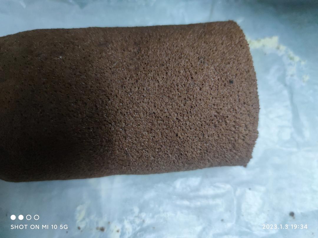 可可蛋糕卷(不消泡超浓郁巧克力口感)