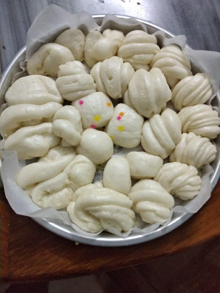 奶香夹心小馒头（一次发酵）