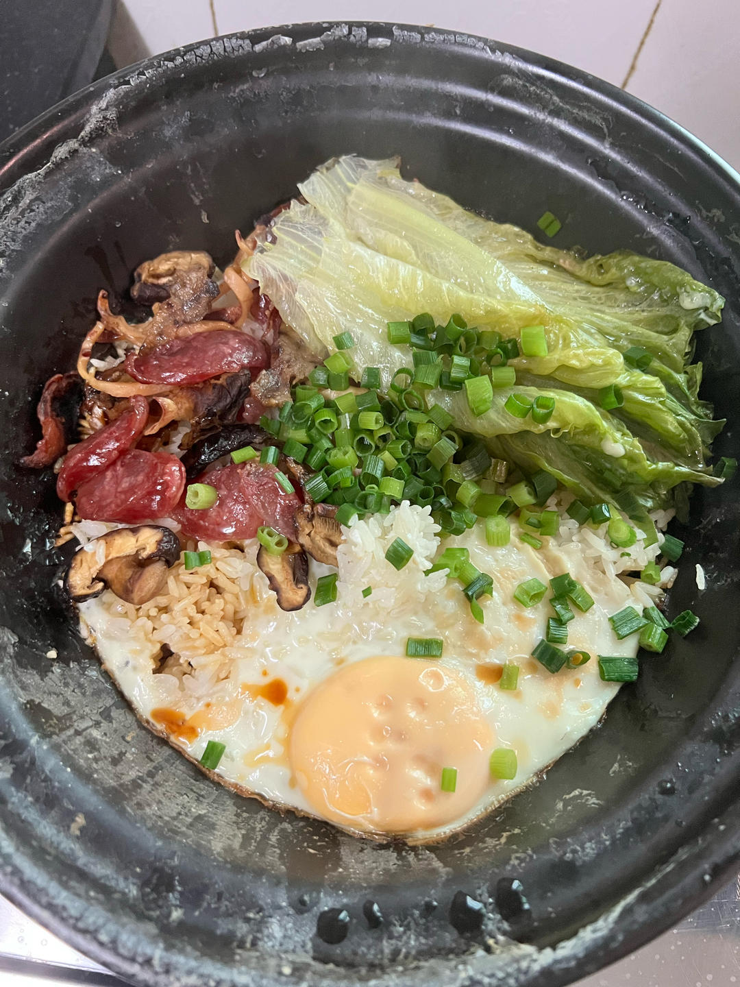 干鱿瑶柱煲仔饭