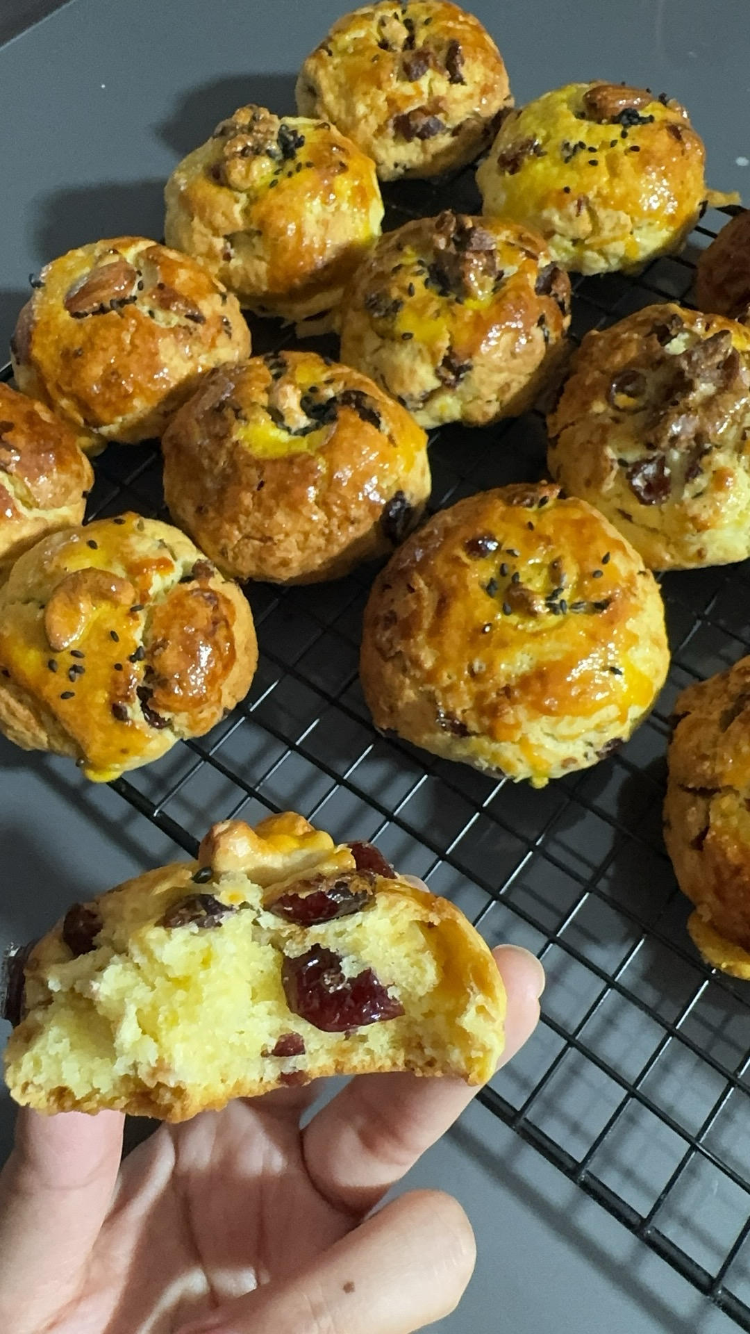 消耗淡奶油的司康