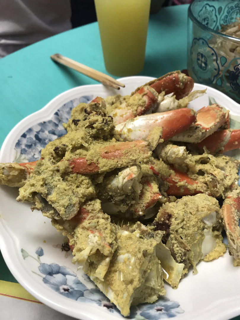 咸蛋黄焗蟹