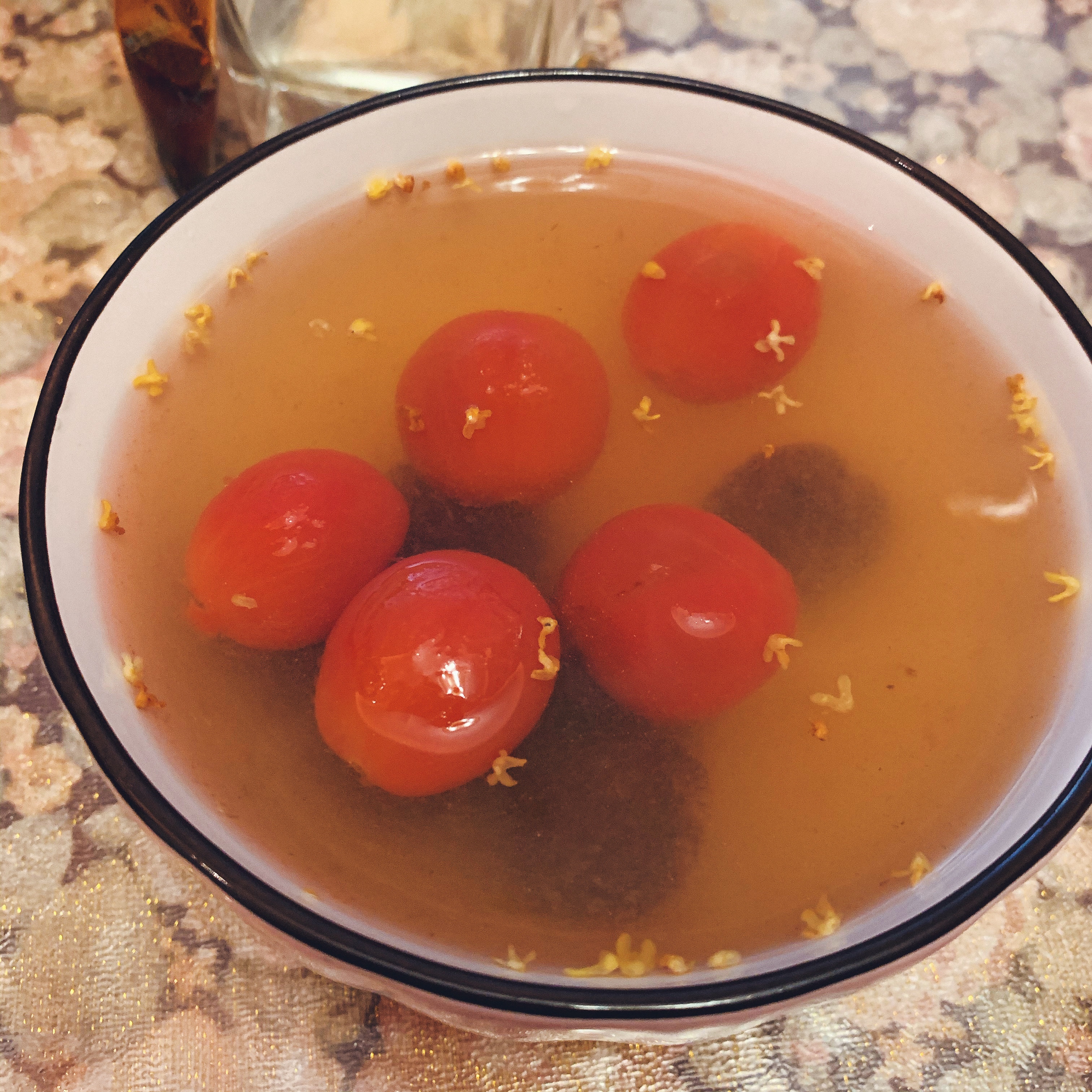 年夜饭的清凉小甜点话梅小番茄