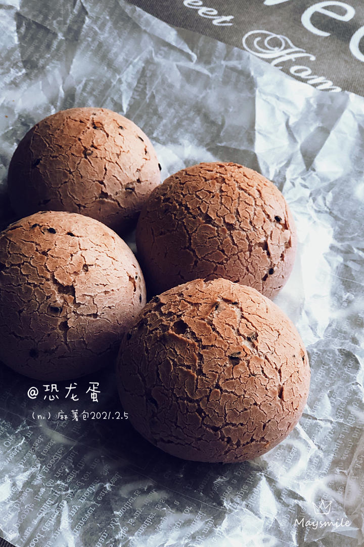 maysmile做的恐龙蛋麻薯面包麻薯包自己做了100077的私人配方