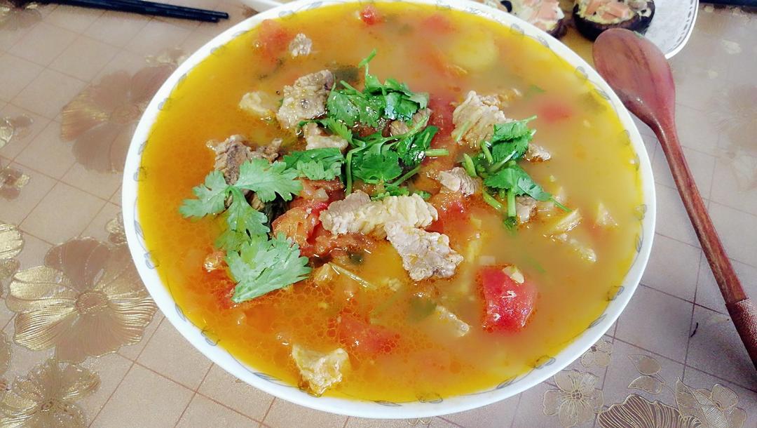 老丁的私房菜-番茄牛腩煲