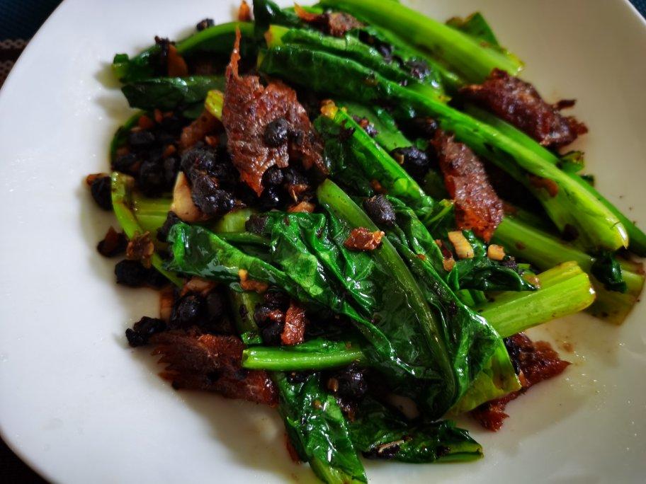 豆豉鲮鱼油麦菜