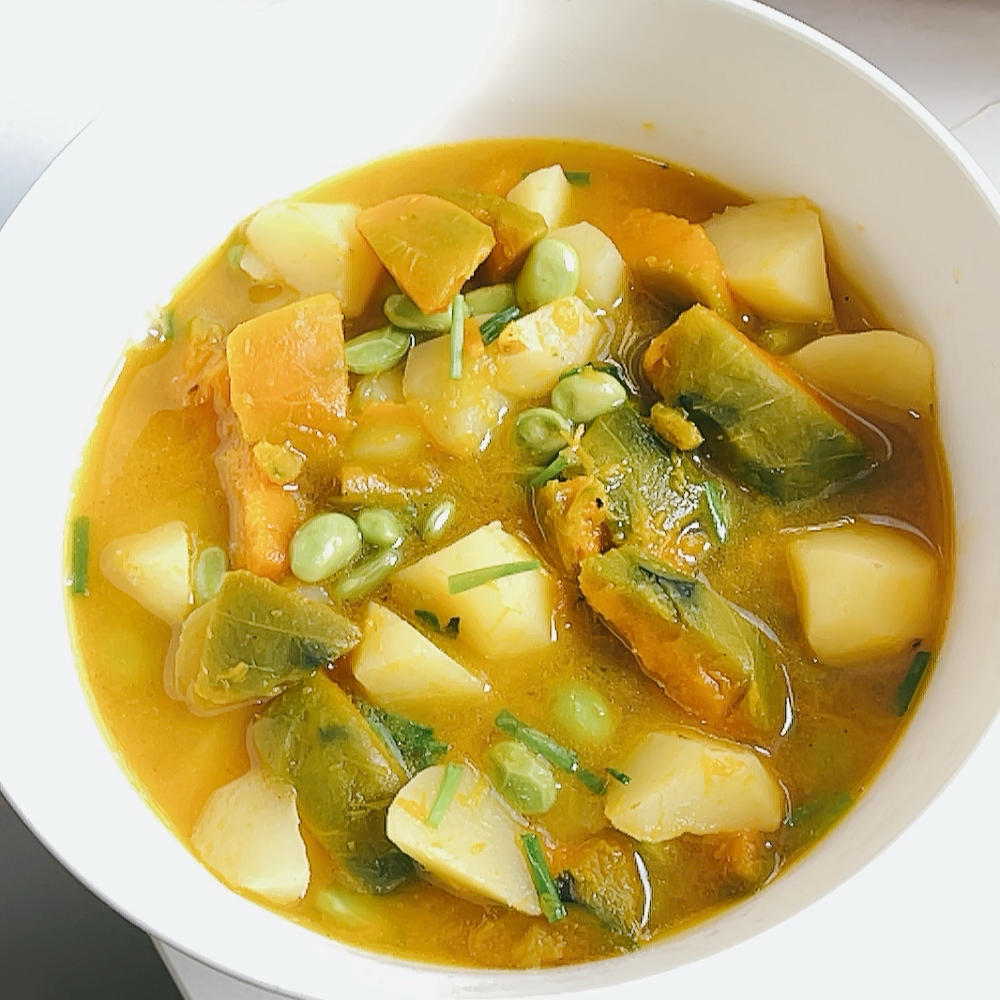 土豆烧南瓜