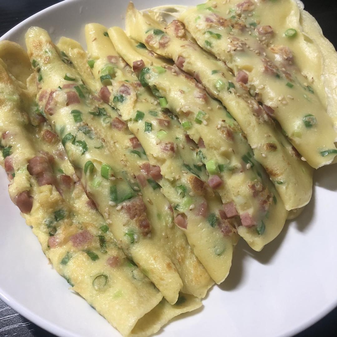 葱花鸡蛋饼
