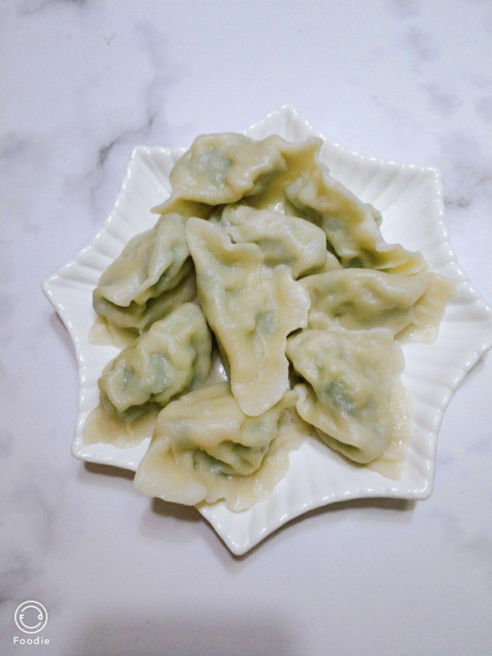 超级好吃的龙利鱼韭菜饺子