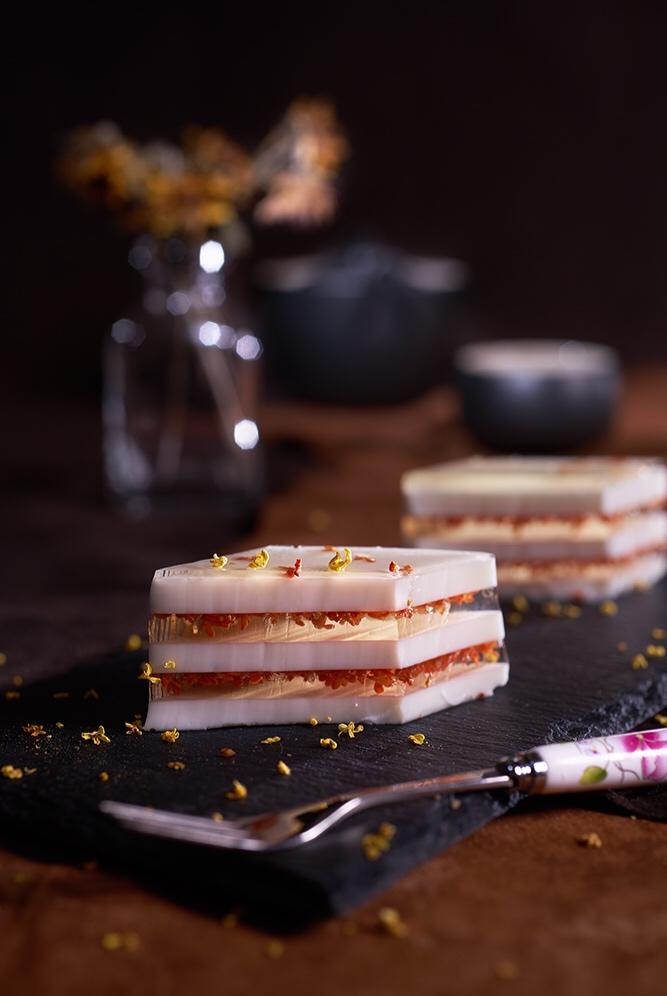 【椰汁桂花糕】