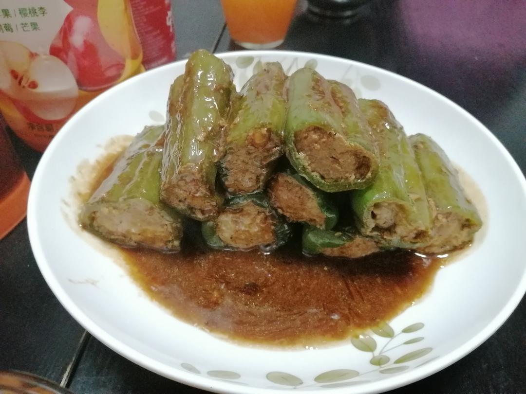 米饭杀手‼️虎皮青椒酿肉