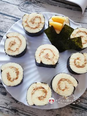 海苔肉松蛋糕卷的做法 步骤17