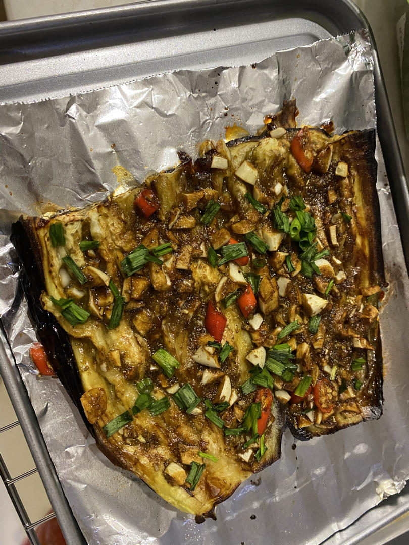 CC招牌菜销魂烤茄子，百吃不厌！