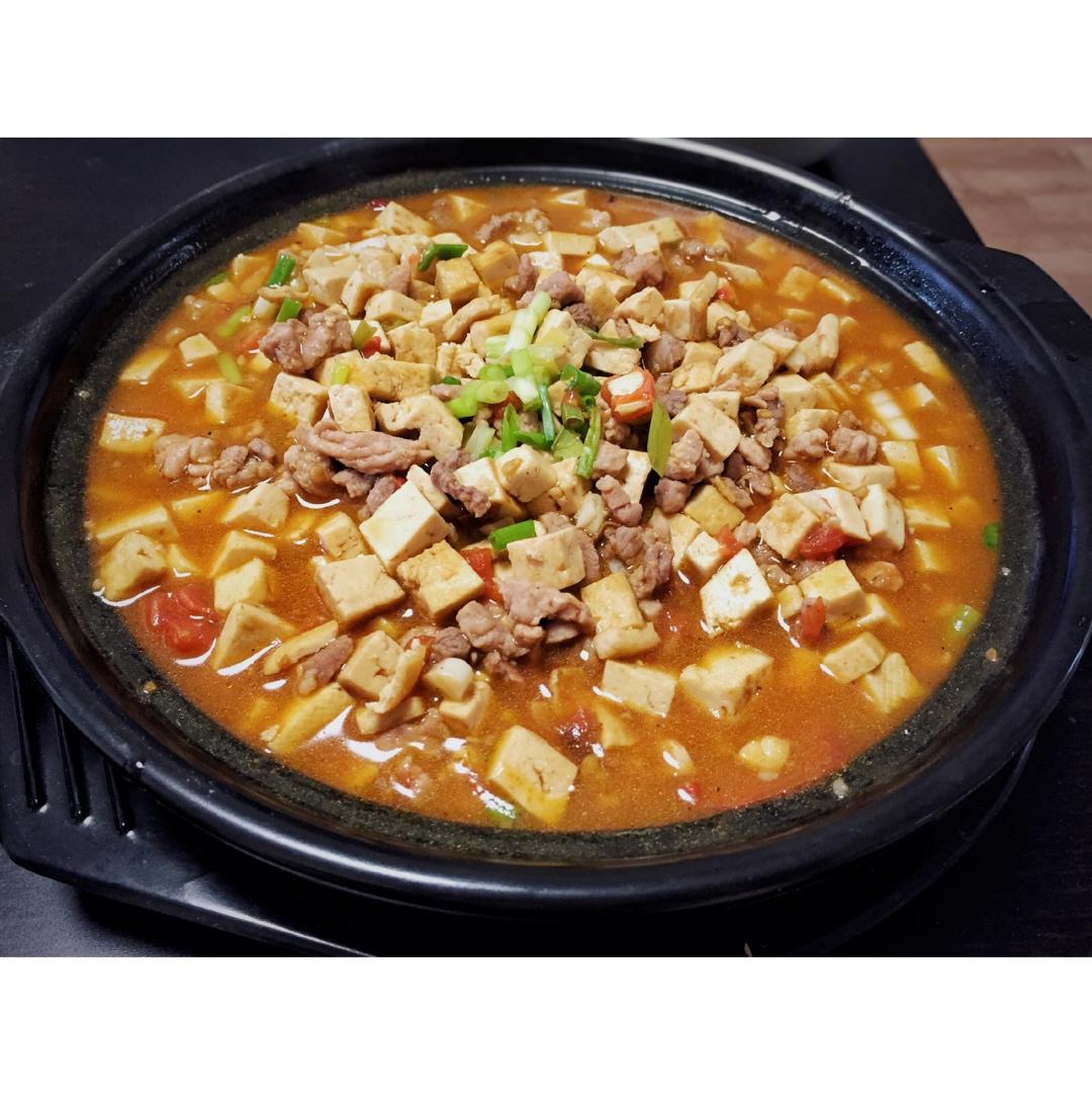 家常红烧肉末豆腐