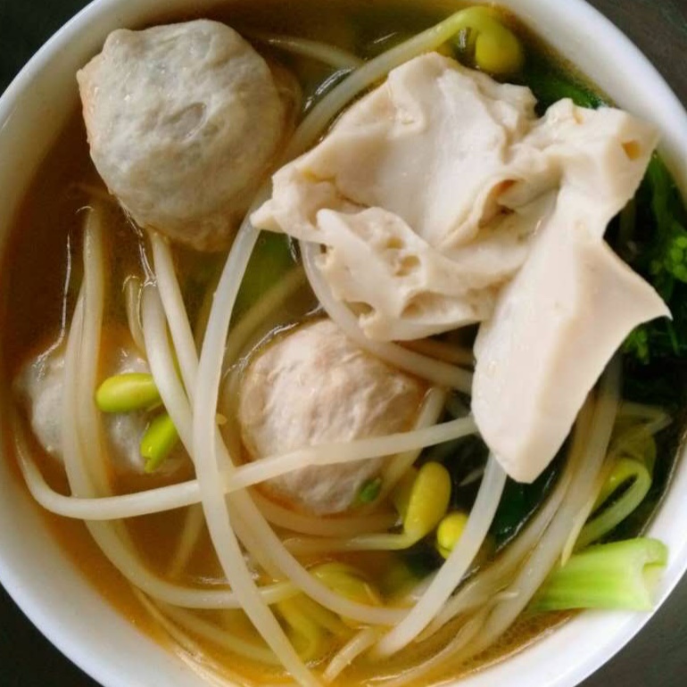 青菜豆腐素丸子