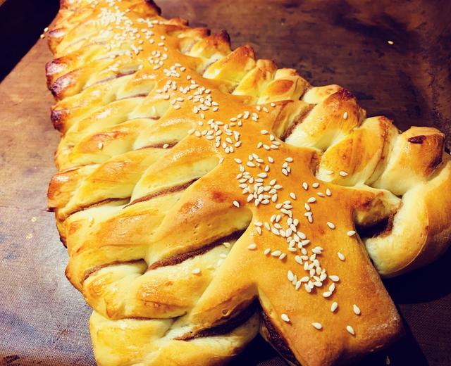 圣诞树面包的做法