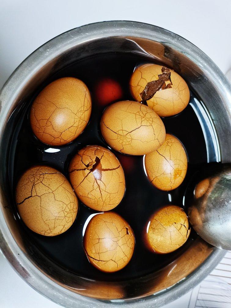 电饭煲煮五香茶叶蛋