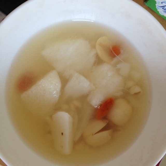 山药薏米糖水