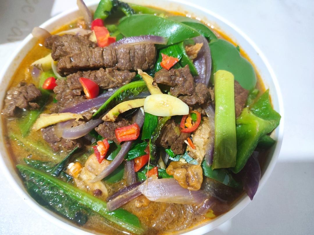水煮牛肉（不辣少油健康版）