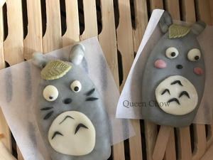 龙猫卡通雪糕包子Totoro---创意馒头的做法 步骤14