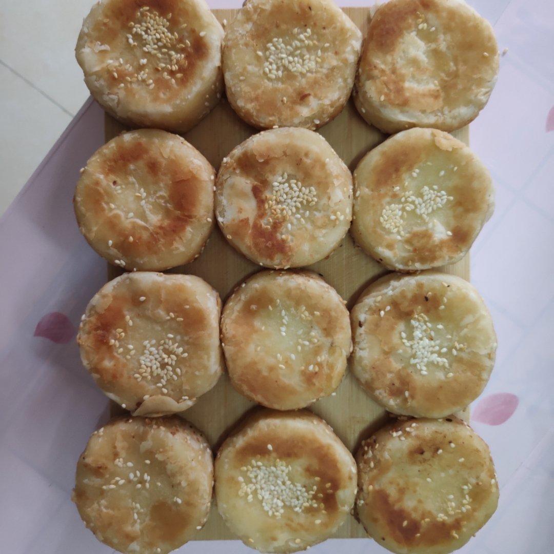 平底锅绿豆饼