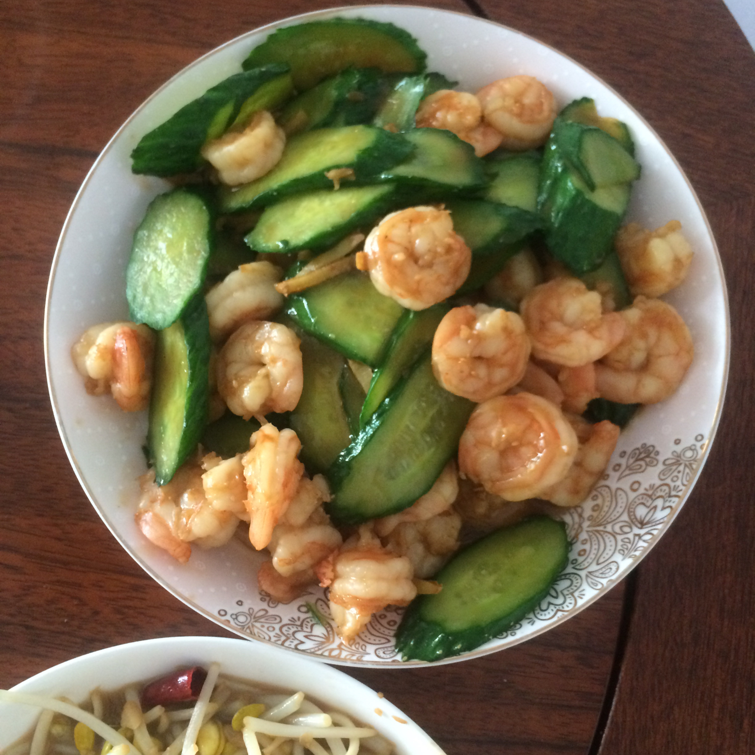青瓜虾仁