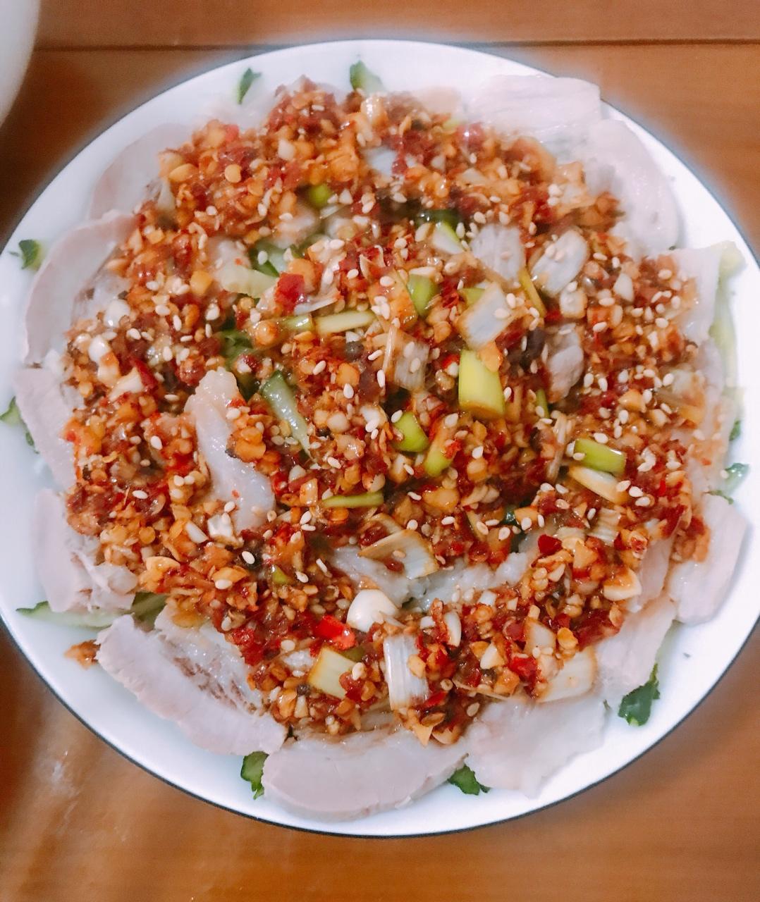 米粒27做的蒜泥白肉