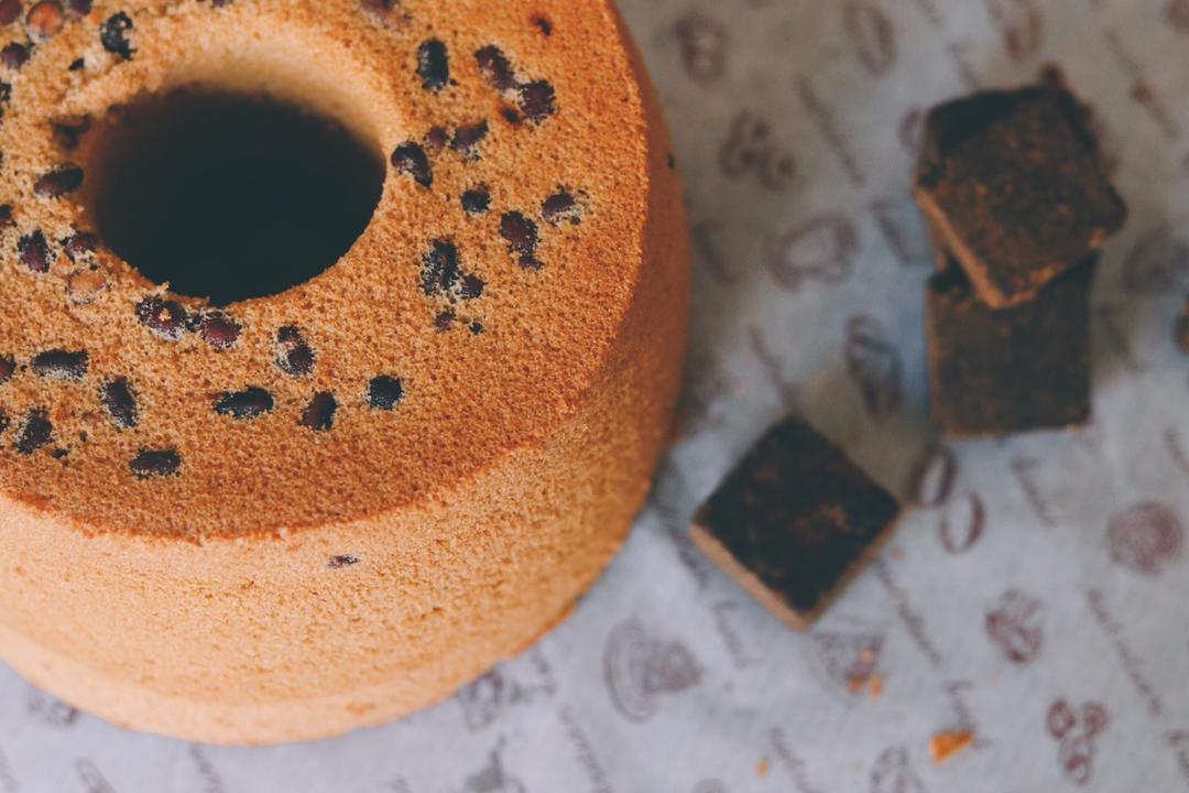 黑糖蜜豆戚风