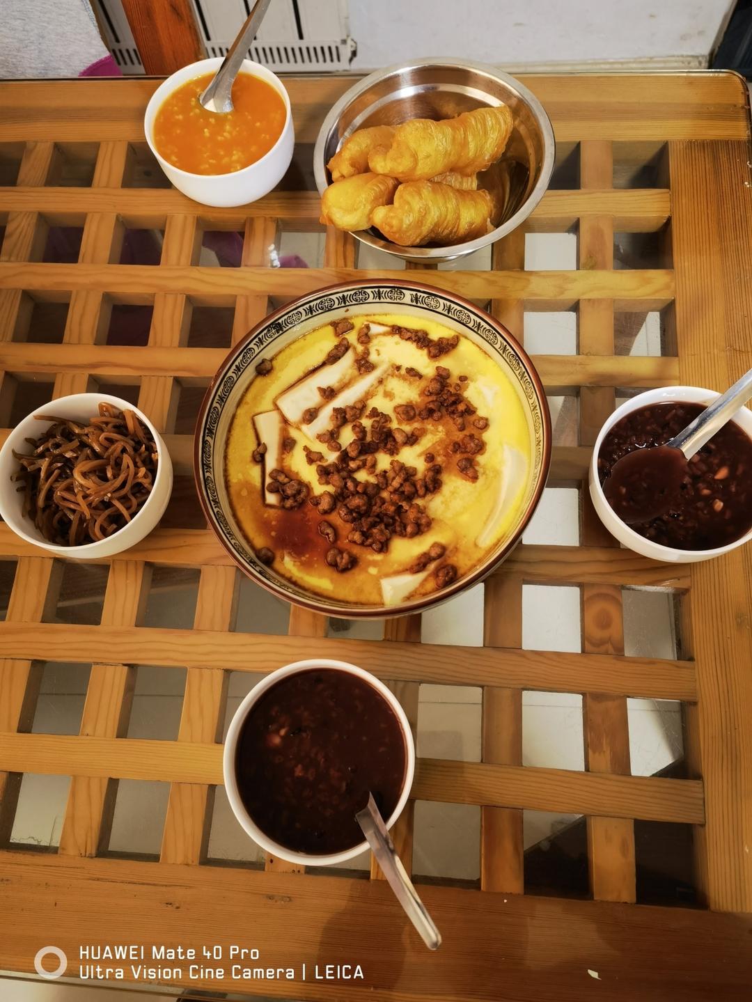 过桥豆腐（肉沫豆腐蒸蛋羹）