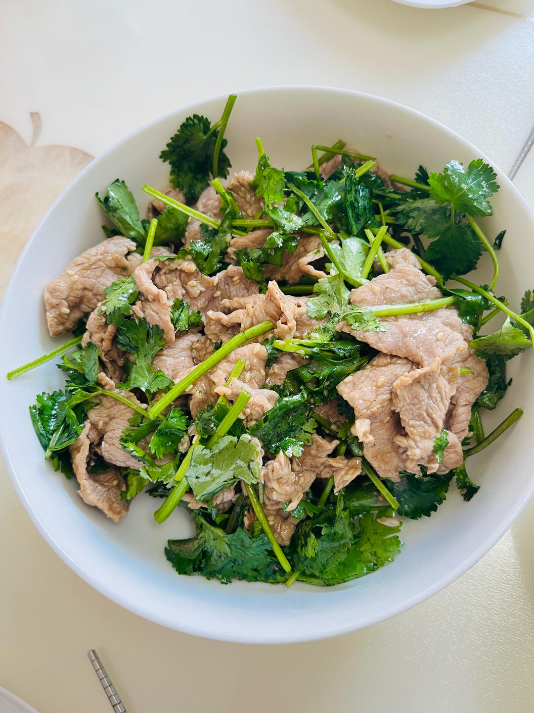 丈母娘吃了都夸的凉拌香菜牛肉