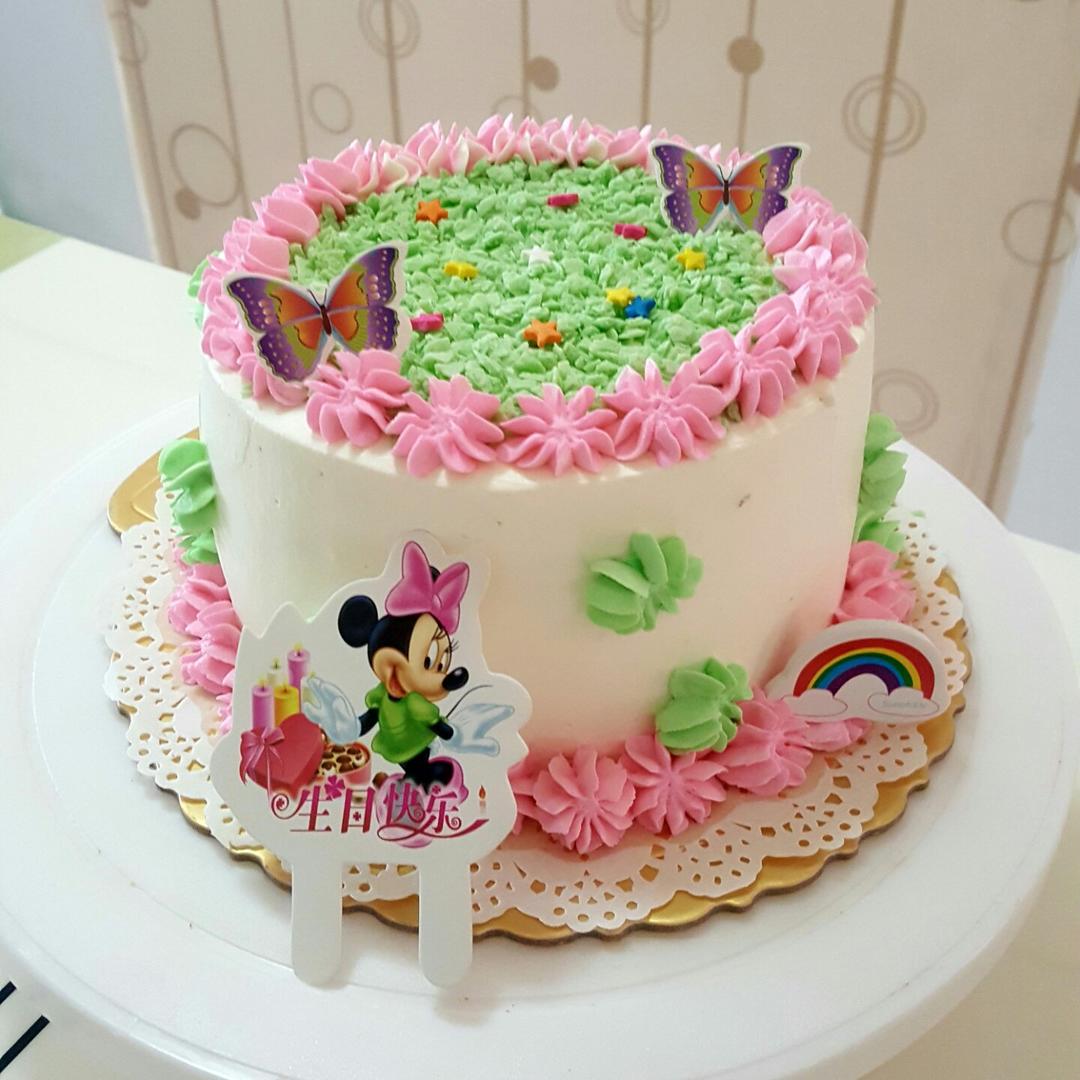 详细的裱花教程--彩虹蛋糕