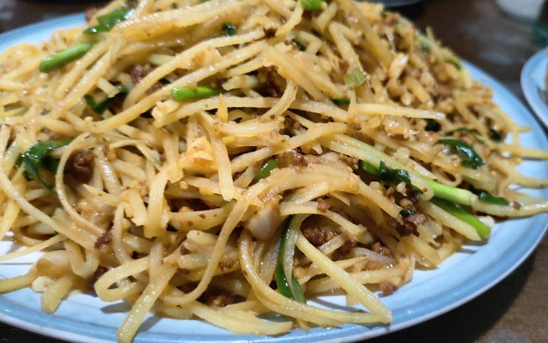 小米炒土豆丝