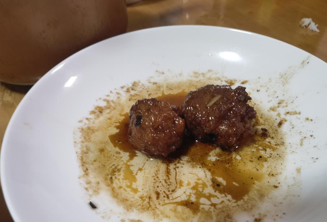 油条肉丸（油条版狮子头）