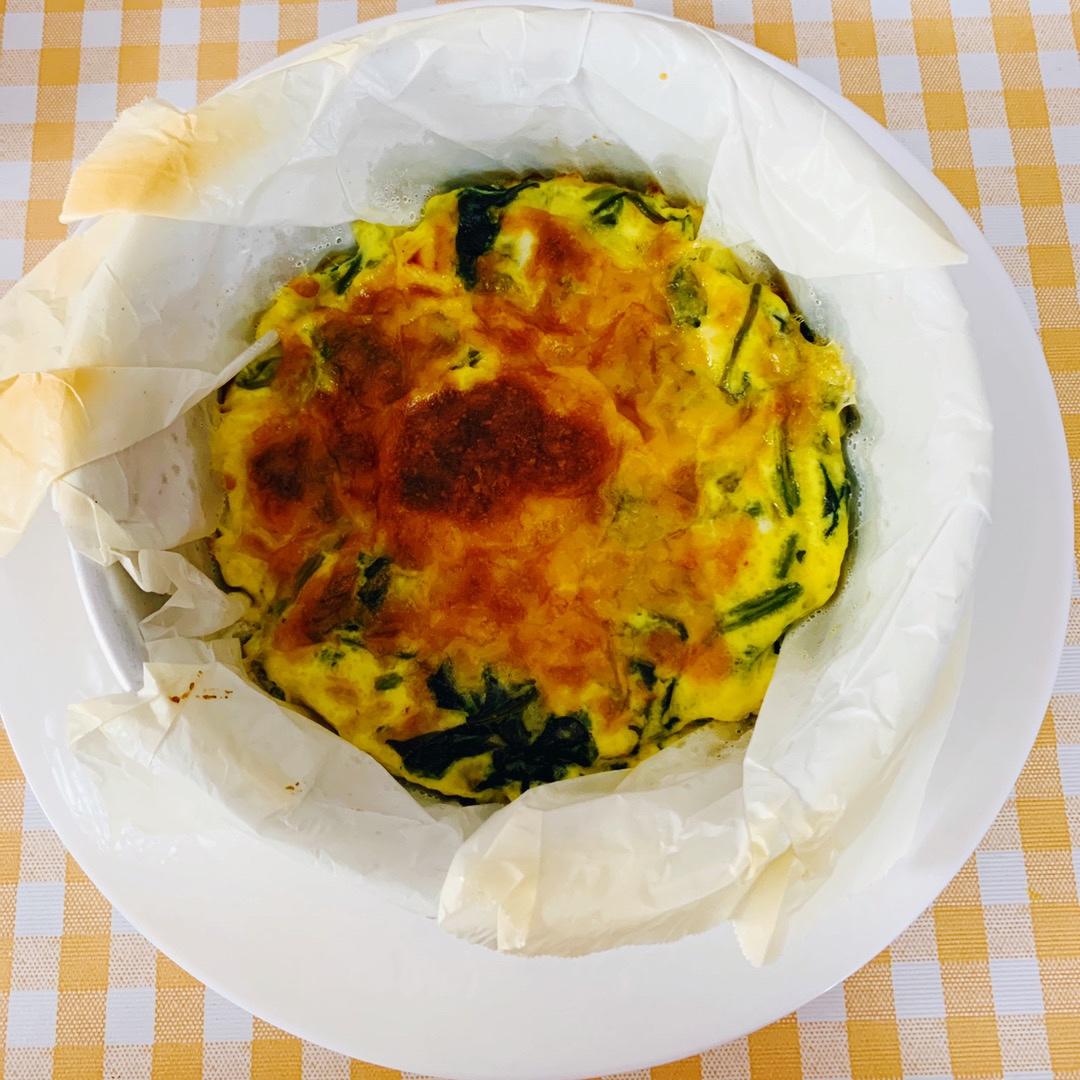 【北鼎烤箱食谱】Crustless Quiche 无派皮版法式咸派