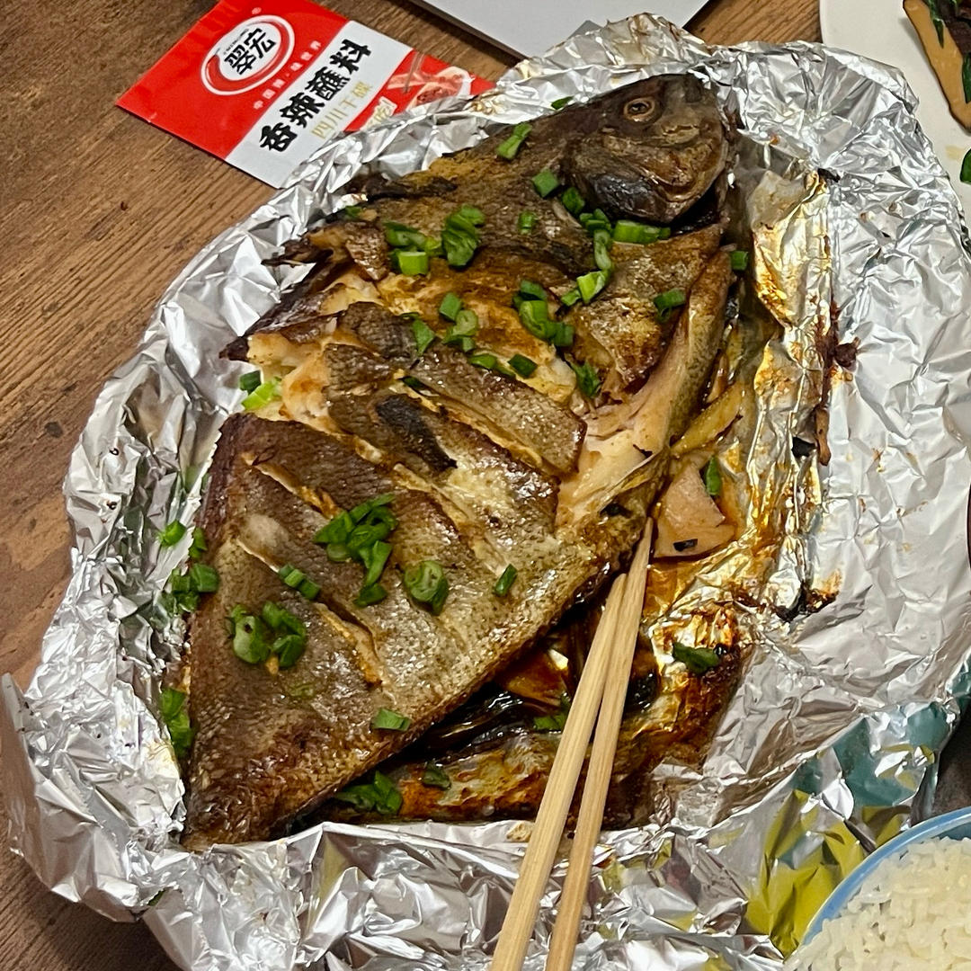 烤鲳鱼（空气炸锅）