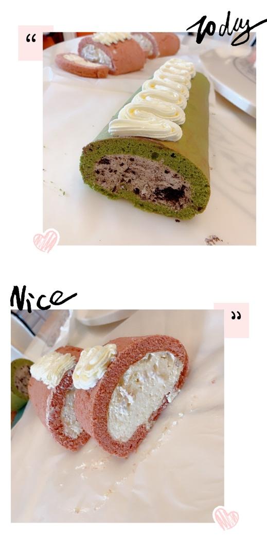 《Tinrry+》粉红荔枝蛋糕卷