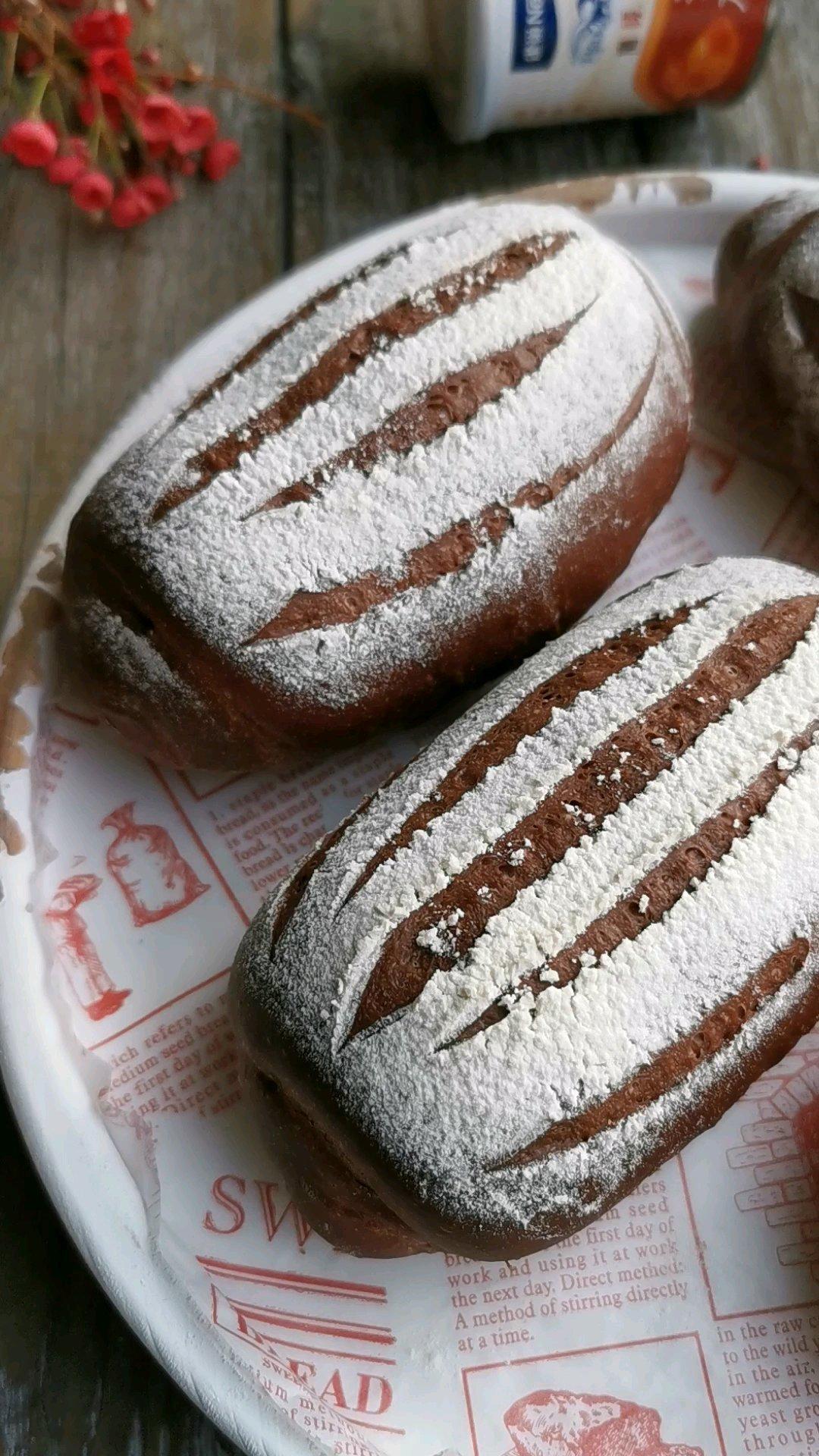 可可牛奶哈斯面包