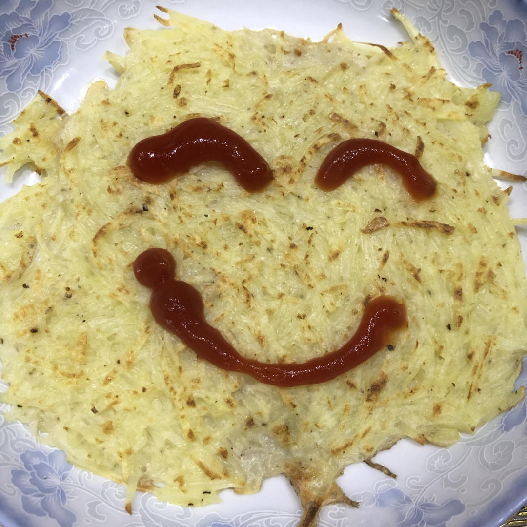土豆丝鸡蛋饼