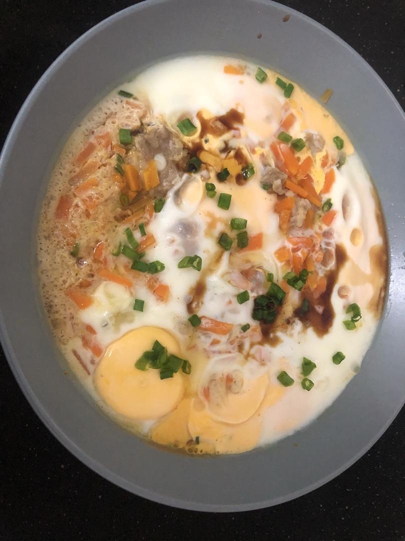 葱油蒸鸡蛋