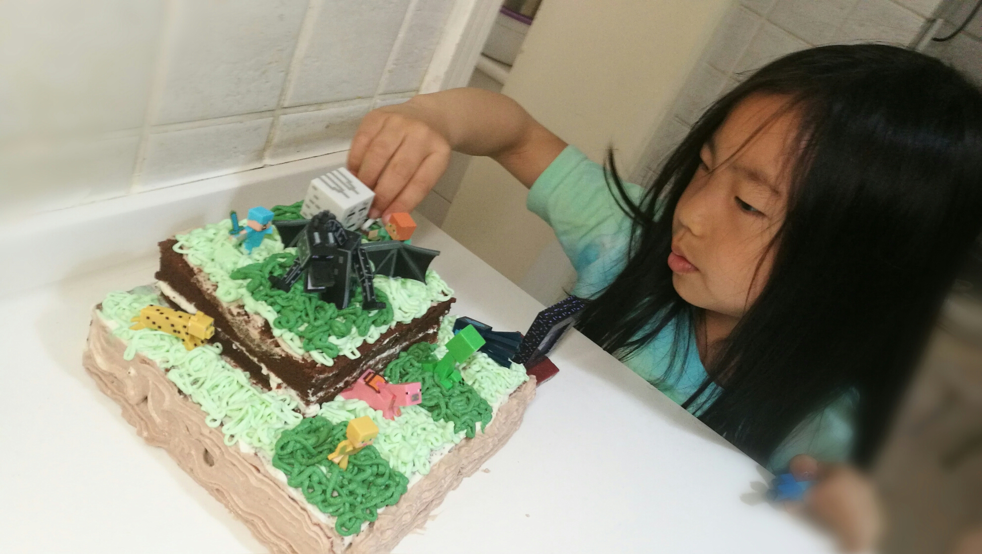 儿童节亲子蛋糕：我的世界（minecraft）主题蛋糕的做法