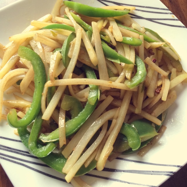 青椒土豆丝