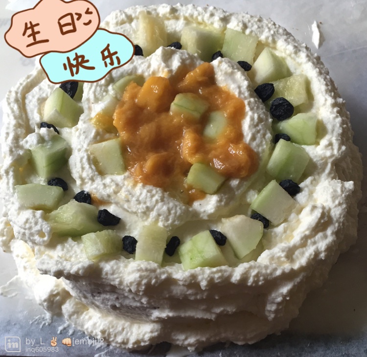 水果奶油【生日蛋糕】