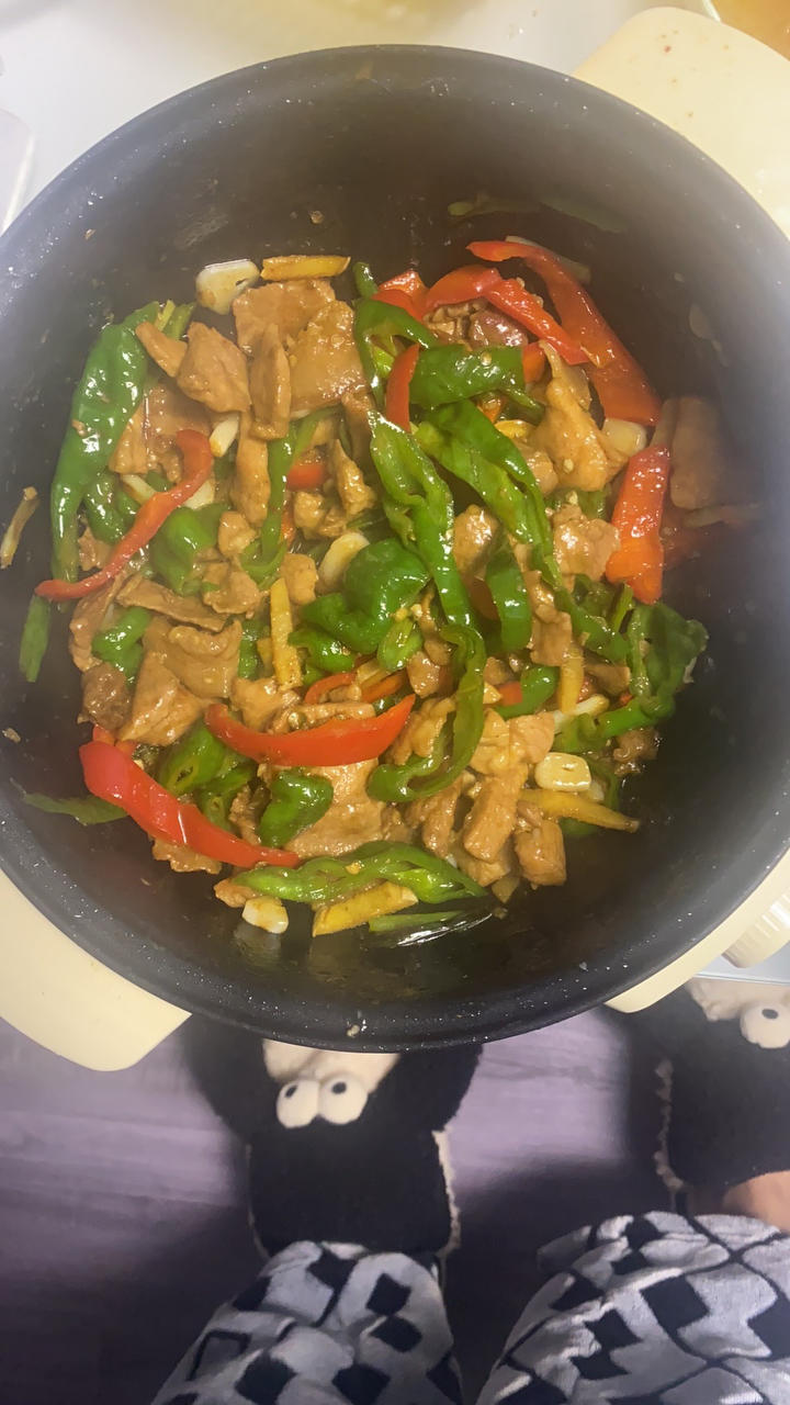 农家小炒肉【记忆中勾魂的油汤】