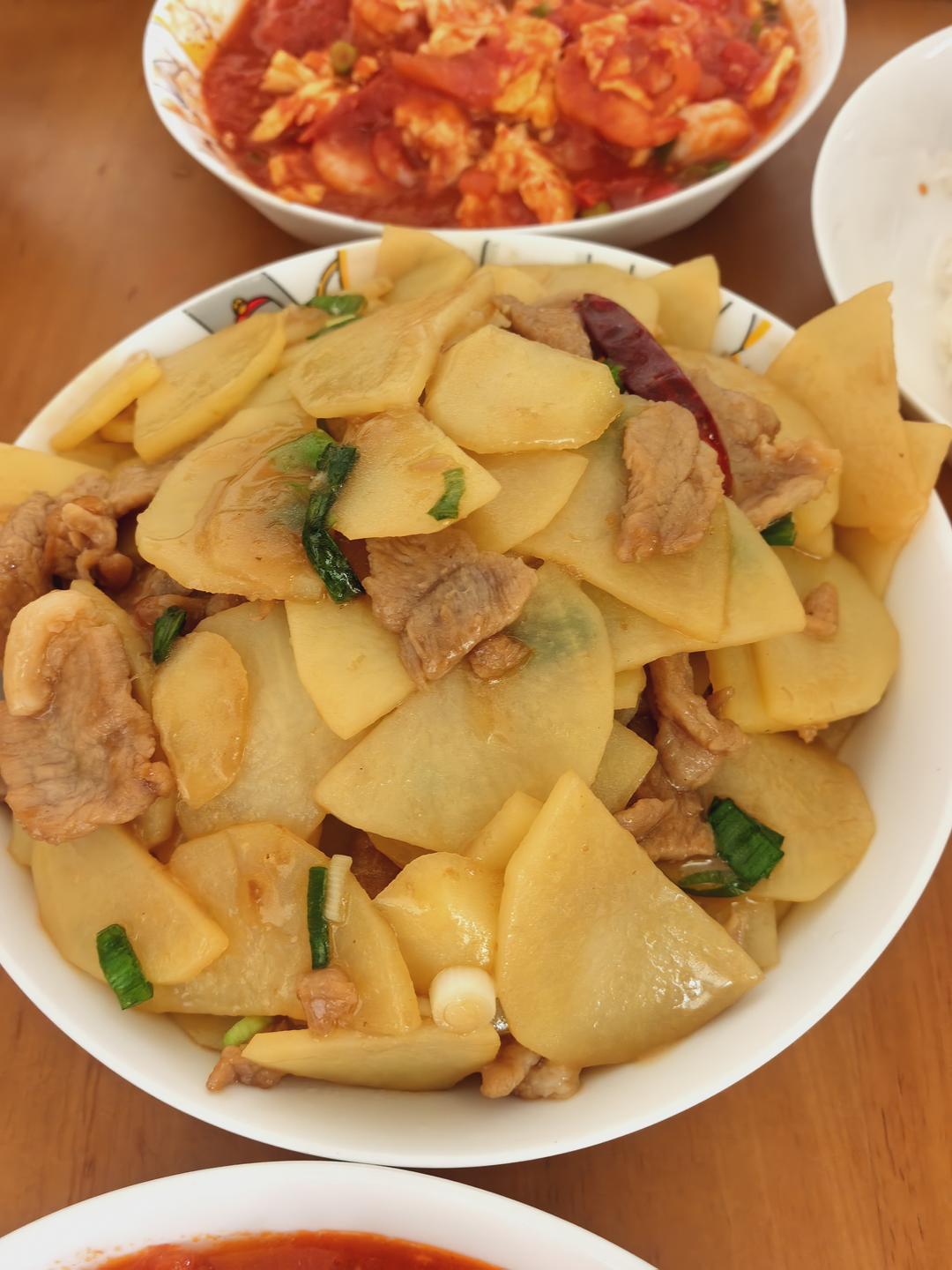 土豆肉片