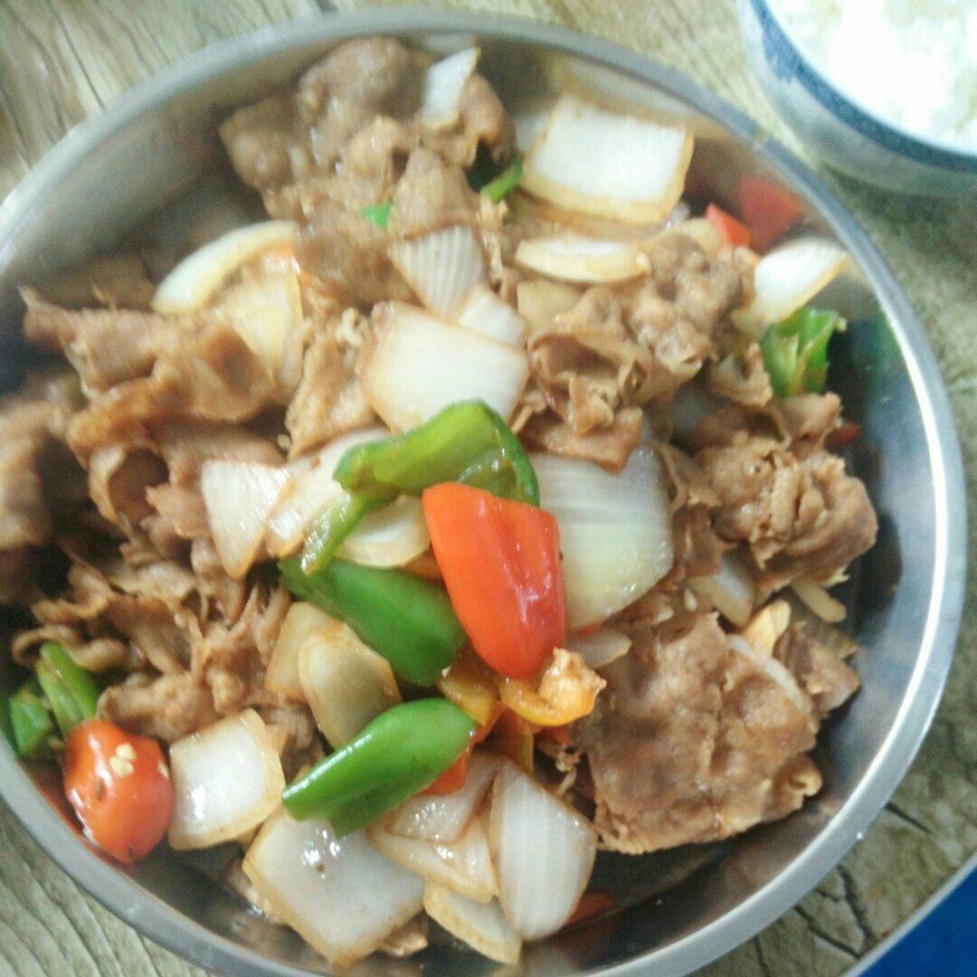 洋葱炒肥牛