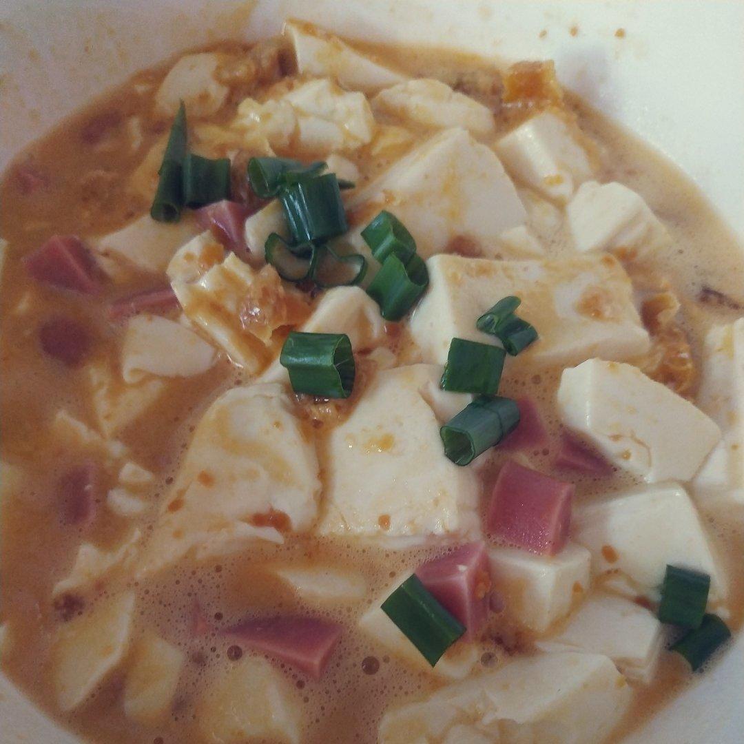 老丁的私房菜-蟹黄豆腐