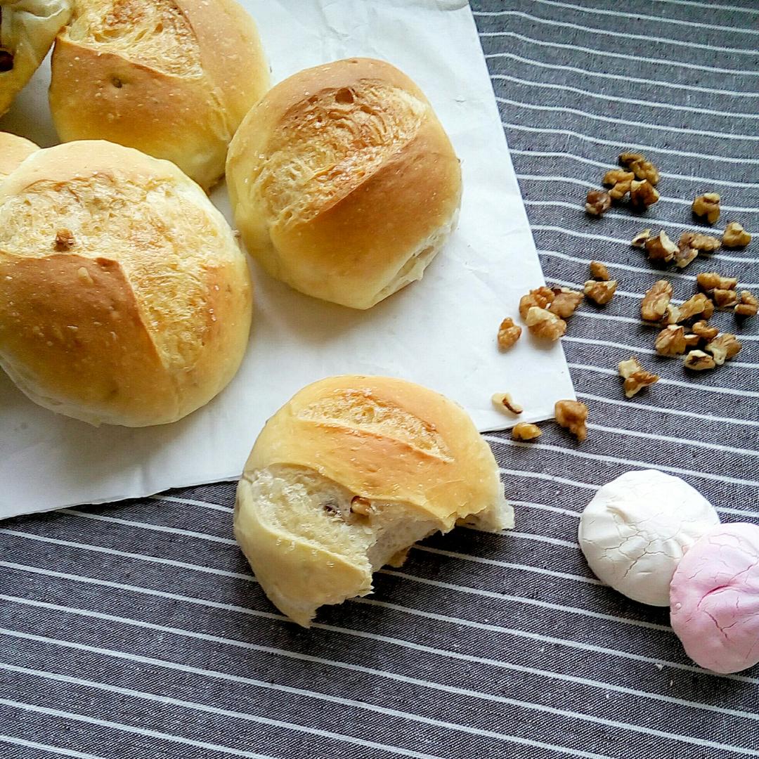 桃仁棉花糖面包